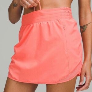 Lululemon Hotty Hot High-Rise Skirt | Rasberry Cream